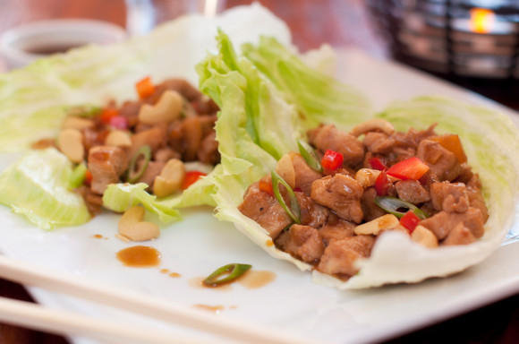 lettuce wraps chicken and cashews recipe