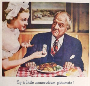 Invention of Chinese Restaurant Syndrome